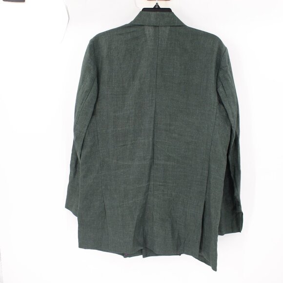 Studiosuits Sport Coat mens 40 Solbiati Tolomeo Linen Double Breasted peak lapel - Picture 5 of 16